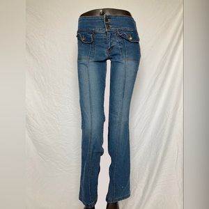 Opus y2k flair leg authentic jeanwear vintage dark light wash